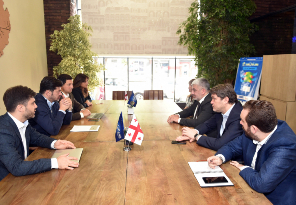 კახა კალაძე კომპანი GWP-ის ხელმძღვანელობას შეხვდა (R)