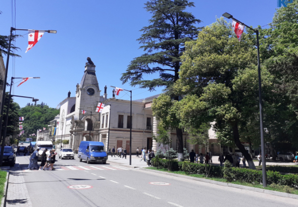 საქართველოს დამოუკიდებლობის დღის აღნიშვნა  ქუთაისში (ფოტო)