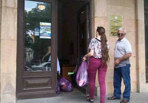 ქუთაისის მერიაში სტიქიით დაზარალებულთათვის ნივთების შეგროვება მიმდინარეობს