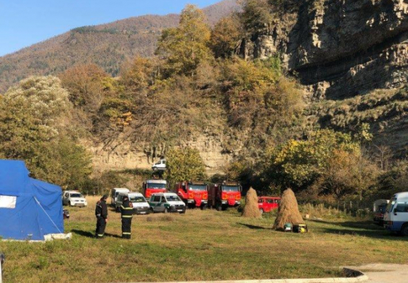 ბაღდათის ტყეში ხანძარს ვერ აქრობენ - მობილიზებულია დამატებითი ტექნიკა
