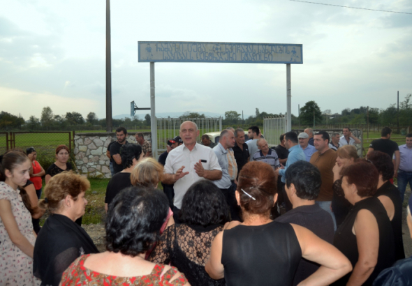 ხობის მერობის კანდიდატი საჯიჯაოს, ნოჯიხევის და ხეთის მოსახლეობას შეხვდა (R)