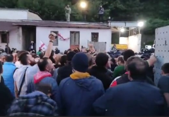 ნამახვანჰესის მოწინააღმდეგეებმა  სოფელ ნამოხვანში შესვლა ტყის ბილიკით სცადეს