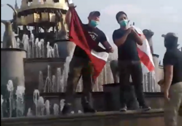 "დიდება ერს, სიკვდილი მტერს" - პერფორმანსი აქციაზე (ვიდეო)