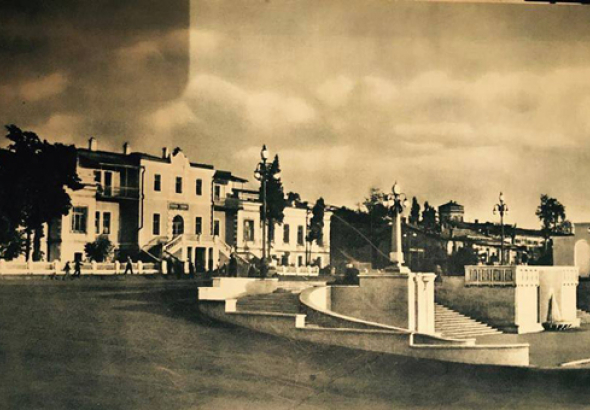 როგორ გამოიყურებოდა ქუთაისის რკინიგზის სადგურის მოედანი ძველად და როგორია დღეს (ფოტო)