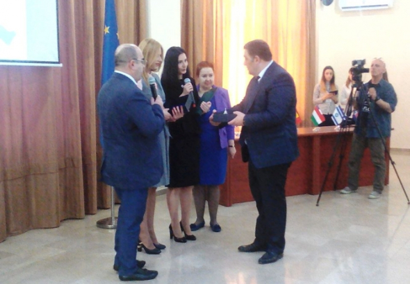 უცხოელ დელეგატთა მიღება ქუთაისობის დღესასწაულზე