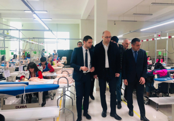 ქუთაისის ტექსტილის საწარმო ემ-ჯი-ემ ტექსი ეკონომიკის მინისტრმა  დაათვალიერა