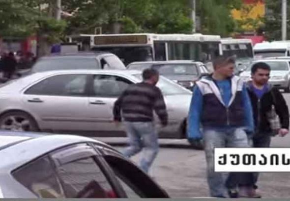 ქვეითები ქუთაისში - ვიდეო უკომენტაროდ 