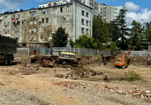 ქუთაისში, ყოფილი სასტუმრო „თბილისის“ ტერიტორიაზე მრავალბინიანი კორპუსი შენდება