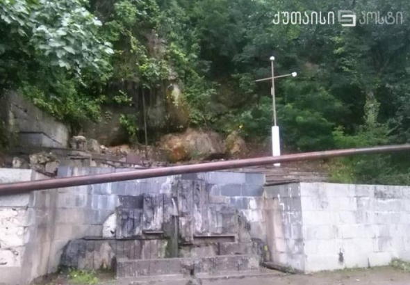 "ქუთაისიპოსტზე" გამოქვეყნებული სიუჟეტის შემდეგ მერიამ წყარო გაწმინდა