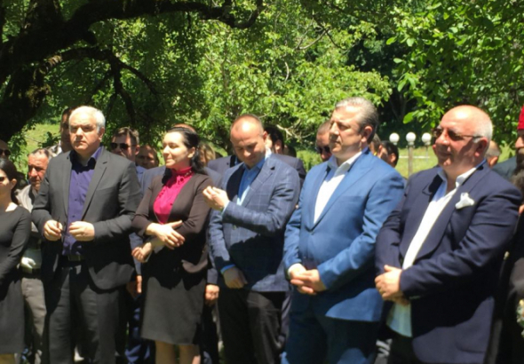 თერჯოლაში სახალხო  დღესასწაულს  კვირაკშვილი დაესწრო