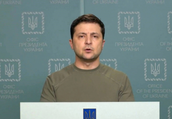 "ახლა წყდება განაგებს თუ არა სასტიკი ძალა მსოფლიოს" - ზელენსკი დავოსის ფორუმზე