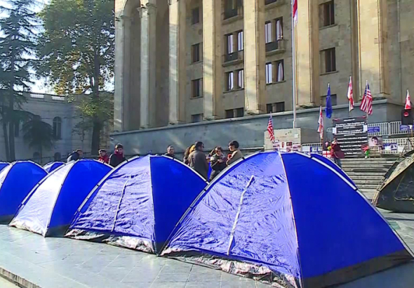 საქართველოში აქციებზე კარვების გაშლა, შესაძლოა, შეიზღუდოს