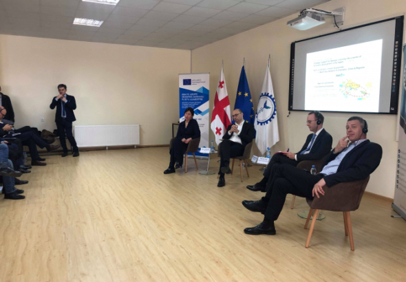 საქართველოს ეკონომიკის მინისტრი ქუთაისში ბიზნესის წარმომადგენლებს შეხვდა