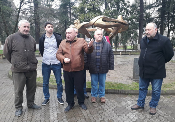 "ანექსია გრძელდება" - ქუთაისში 25 თებერვალს განვითარებული მოვლენები გაიხსენეს