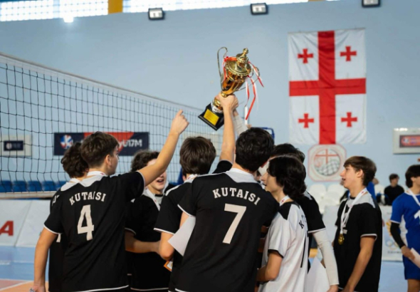ქუთაისის ვაჟ ფრენბურთელთა გუნდი საქართველოს ჩემპიონი გახდა