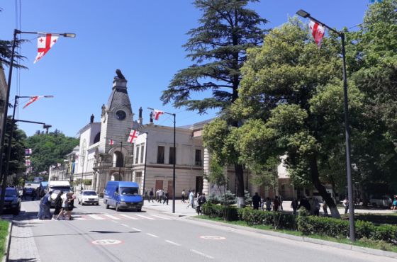 საქართველოს დამოუკიდებლობის დღის აღნიშვნა  ქუთაისში (ფოტო)