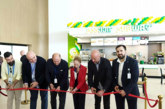 ქუთაისის აეროპორტში, ამერიკული სწრაფი კვების რესტორანი Subway გაიხსნა