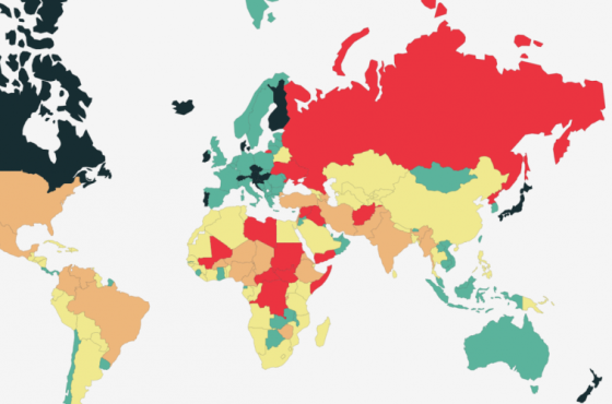 ყველაზე მშვიდობიანი ქვეყნების სიაში საქართველო 95-ე ადგილზეა