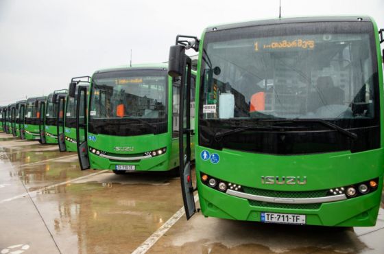 იმერეთის 5 მუნიციპალიტეტს ახალი ავტობუსები გადაეცა