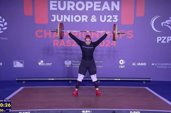 ხონელი ძალოსანი მარიამ მურღვლიანი ევროპის ჩემპიონი გახდა