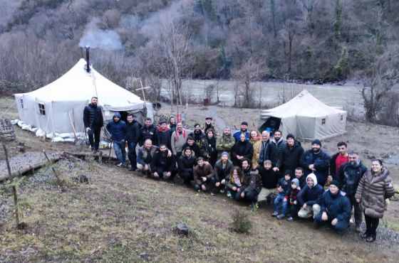 კარავში გათენებული 148-ე ღამე - რიონის ხეობაში პროტესტი გრძელდება