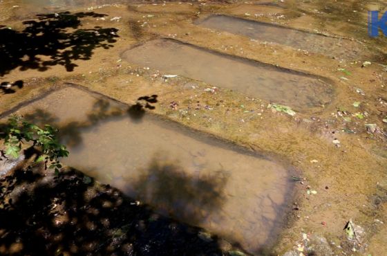 კანალიზაციით და შლამით სავსე ისტორიული აბანო ქუთაისში (ვიდეო)