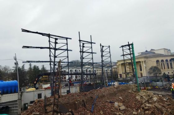 ქუთაისში, მუზეუმის ყოფილი შენობის ერთადერთი კედელიც  დაშალეს