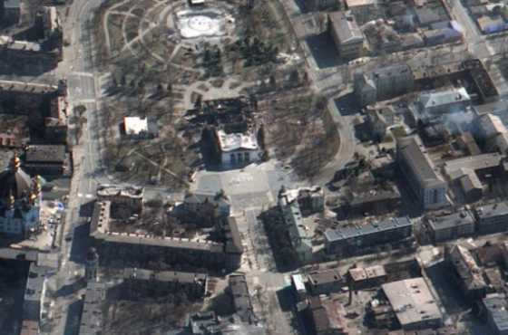 რუსებმა დაბომბეს  მარიუპოლის სამხატვრო სკოლა, სადაც 400-მდე ადამიანი იმყოფებოდა