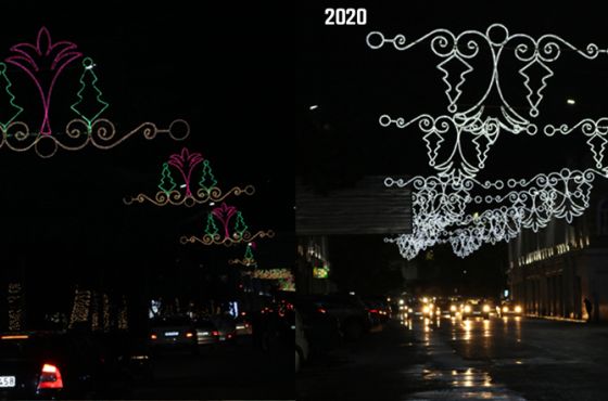 რატომ დაკიდა მერიამ შარშანდელი განათება წელს უკუღმა