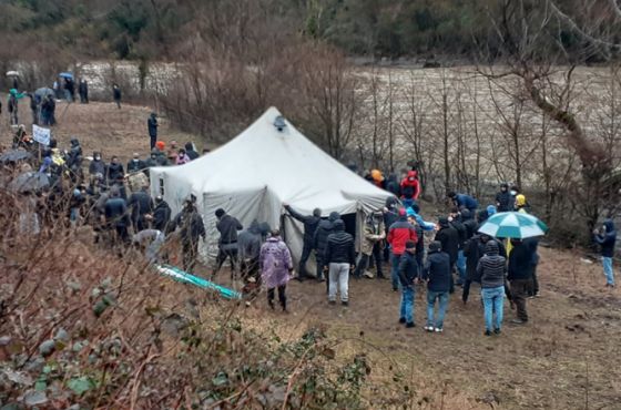 რიონის ხეობის მცველები პროტესტს ნამოხვანში გააგრძელებენ