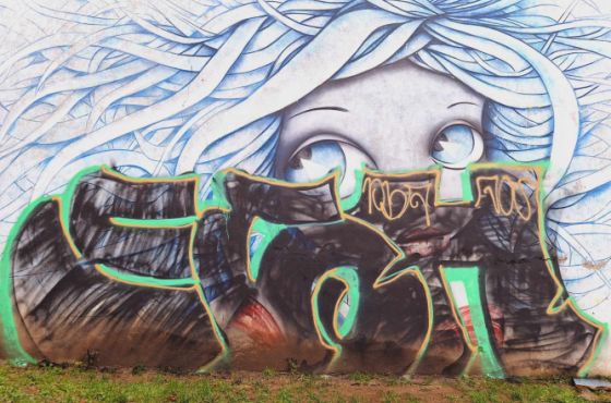 "გრაფიტი უცხო ქვეყნის ორმა მოქალაქემ დააზიანა“- მერია დაზიანებულ კედელზე 