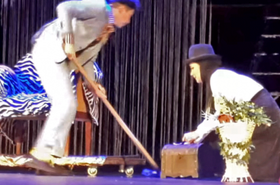 „წვიმა“ სცენაზე სპექტაკლის მიზანსცენის ნაწილი იყო“ - თეატრის განმარტება