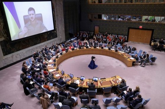 მზად ხართ დახუროთ გაერო? - ზელენსკი უშიშროების საბჭოს