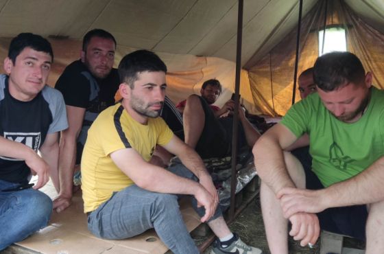 მაღაროელებმა შიმშილობა დაიწყეს - პროტესტის მე-8 დღე ჭიათურაში