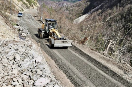 ქუთაისი-ალპანა-მამისონის გზის მონაკვეთზე, მეწყერისგან ჩაკეტილი გზა გაიხსნა