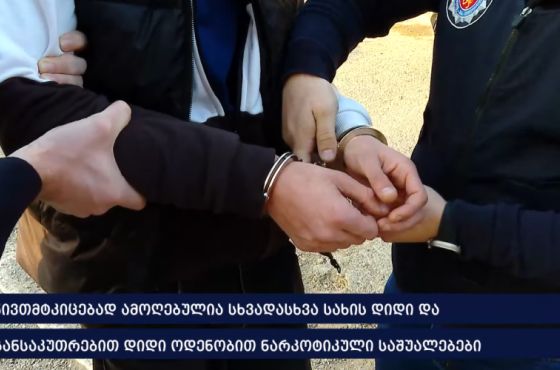 პოლიციამ, თბილისსა და რეგიონებში, ნარკოდანაშაულისთვის, 22 პირი დააკავა