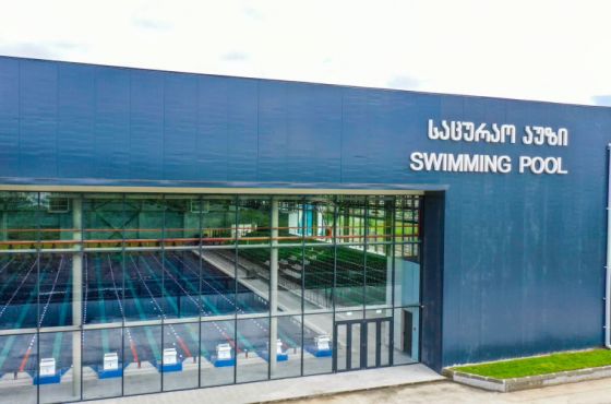 ქუთაისში ოლიმპიური საცურაო აუზის სამშენებლო სამუშაოები დასრულდა (ფოტო)