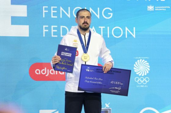 ქუთაისელი მოფარიკავე, მსოფლიო ჩემპიონის ტიტულის მოპოვებისთვის, ღირსების ორდენით დაჯილდოვდება