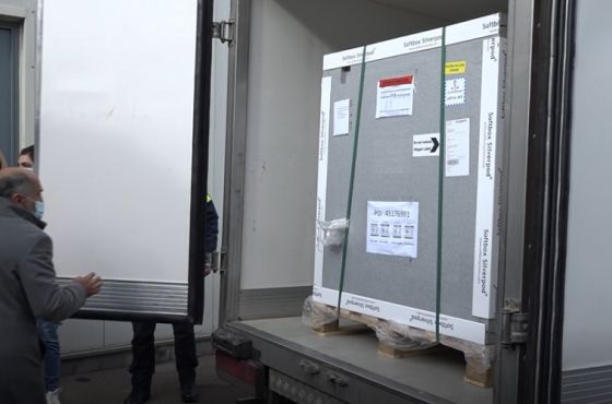 საქართველოში კორონავირუსის საწინააღმდეგო ვაქცინის პირველი პარტია ჩამოვიდა