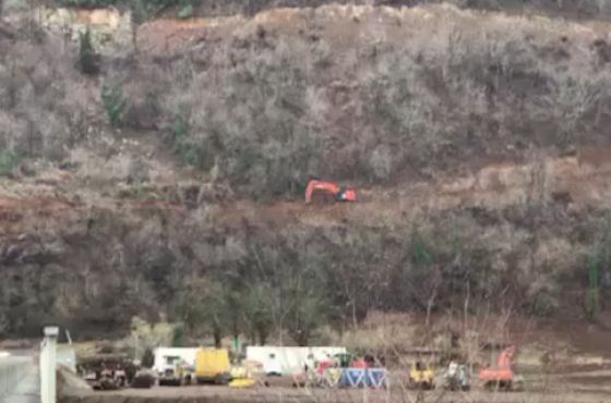 პროტესტის პარალელურად რიონის ხეობაში ჰესის სამშენებლო სამუშაოები გრძელდება