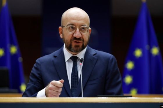 შარლ მიშელი მიიჩნევს, რომ რუსეთს გაერო-ს უშიშროების საბჭოს წევრობა უნდა შეუჩერდეს