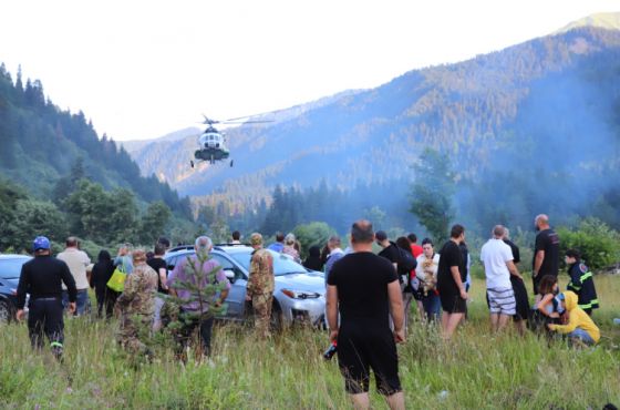 140 მოქალაქე უსაფრთხო ადგილასაა - შსს