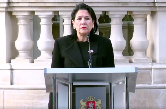 „საქართველოს მთავრობა უნდა ყოფილიყო დღეს კიევში“ - სალომე ზურაბიშვილი