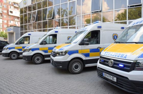 ქუთაისის სასწრაფო დახმარების სამსახურს ახალი ავტომობილები გადაეცა