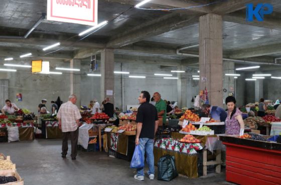 ქუთაისის ბაზარში პირბადის გამოუყენებლობის  გამო გამყიდველები დააჯარიმეს