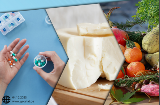 ხორცზე, ყველზე, კვერცხზე, სატრანსპორტო მომსახურებაზე ფასები მომატებულია - საქსტატი