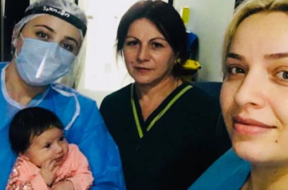 ქუთაისის კლინიკაში 50 დღის ჩვილი გამოჯანმრთელდა