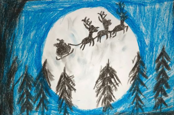 ბავშვების საახალწლო ბარათები და სურვილები პანდემიურ ახალ წელს 