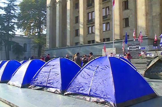 საქართველოში აქციებზე კარვების გაშლა, შესაძლოა, შეიზღუდოს