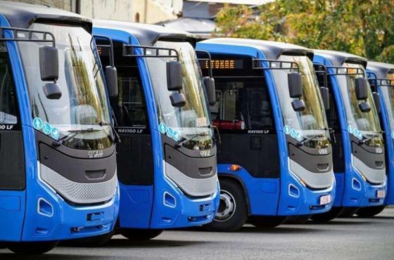 ლურჯი ავტობუსები ქუთაისში - შეძენილია ევროპის რეკონსტრუქციისა და განვითარების ბანკის მხარდაჭერით